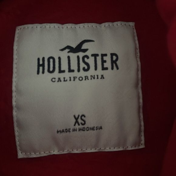 Red Hollister hoodie - Picture 3 of 3